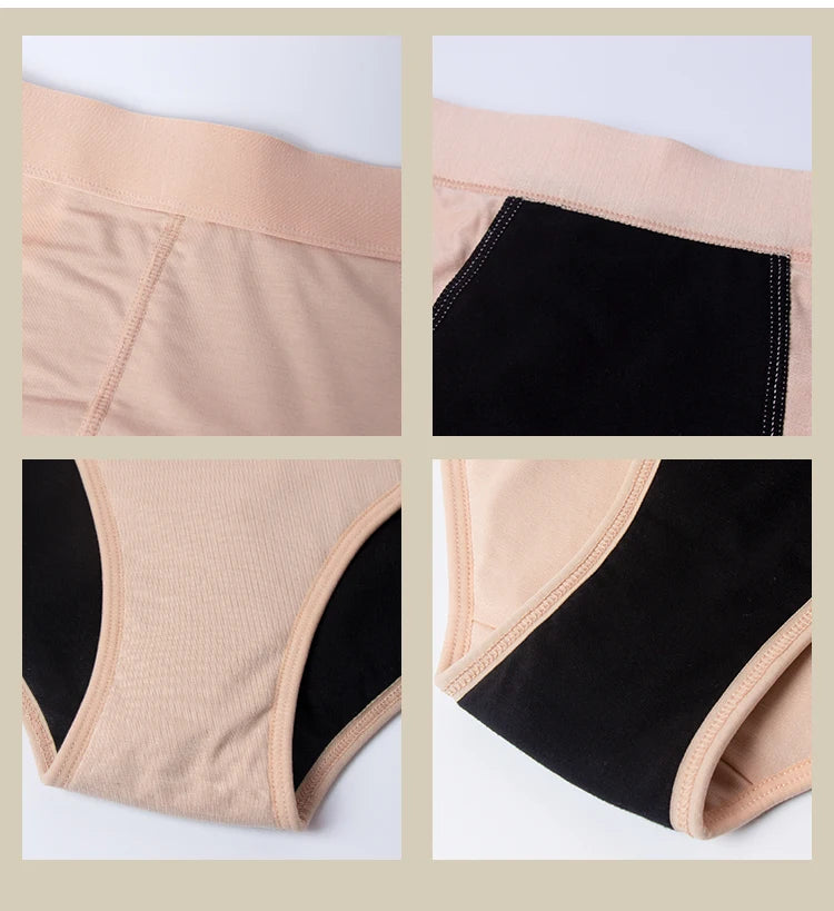 MesJours Culotte Menstruelle Réutilisable Haute Absorbante en Coton Bio