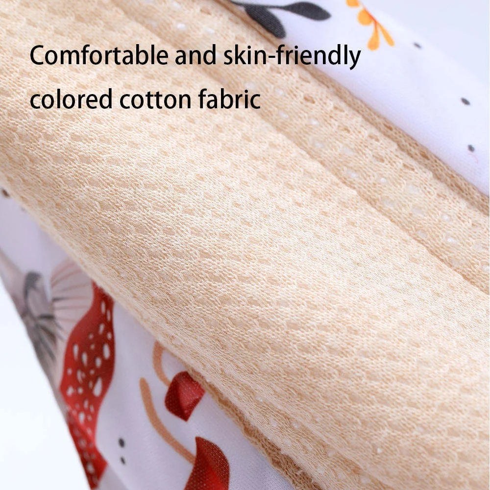 Lot de 5 Serviettes Hygiéniques Lavables en Coton avec Ailettes et Barrière Anti-Fuites