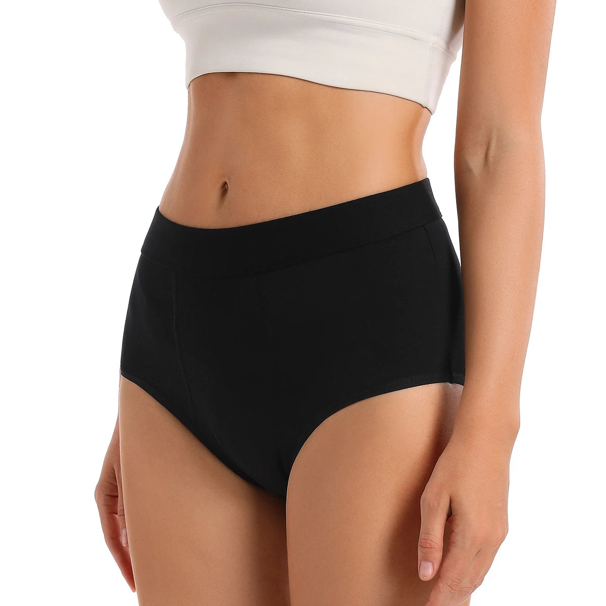 MesJours Culotte Menstruelle Réutilisable Haute Absorbante en Coton Bio